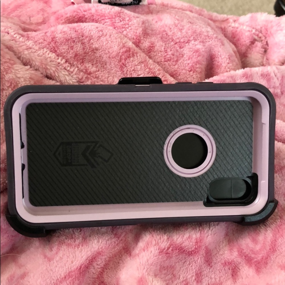 Otterbox defender iPhone X lilac/lavender in box